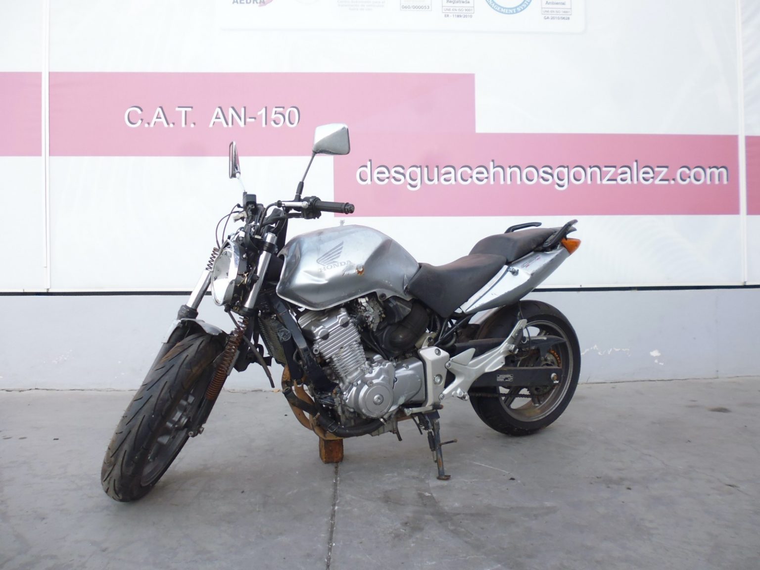 Echappement pour Honda CBF 500 2004/2007 Ovale Titanium