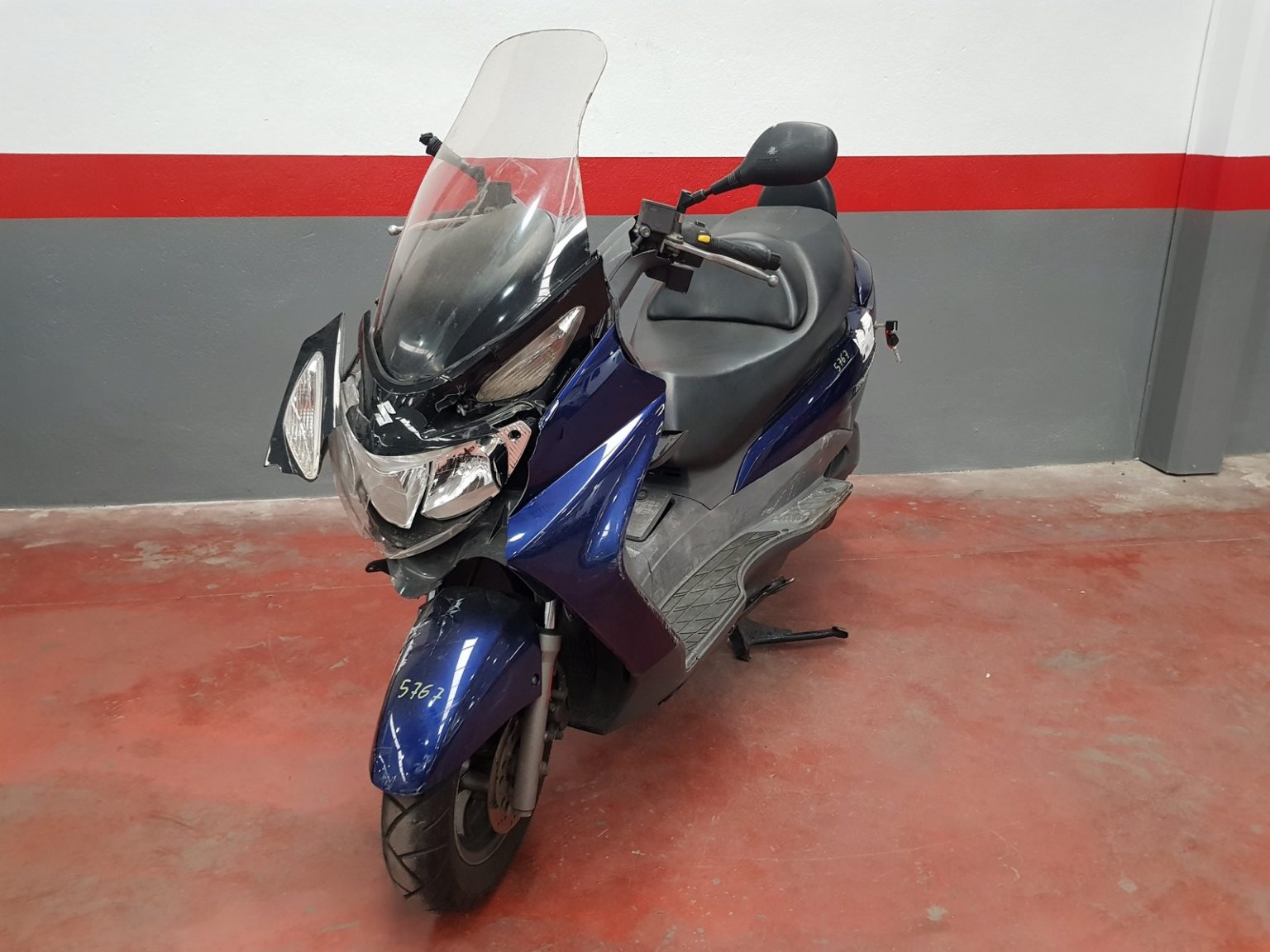 Pastiglie Freno Accossato Per Suzuki Burgman UH 150 | Set Di 2 | Mescola Organica | 2004-2006 | 93.9x36.5x7.6 Mm - Foto 11